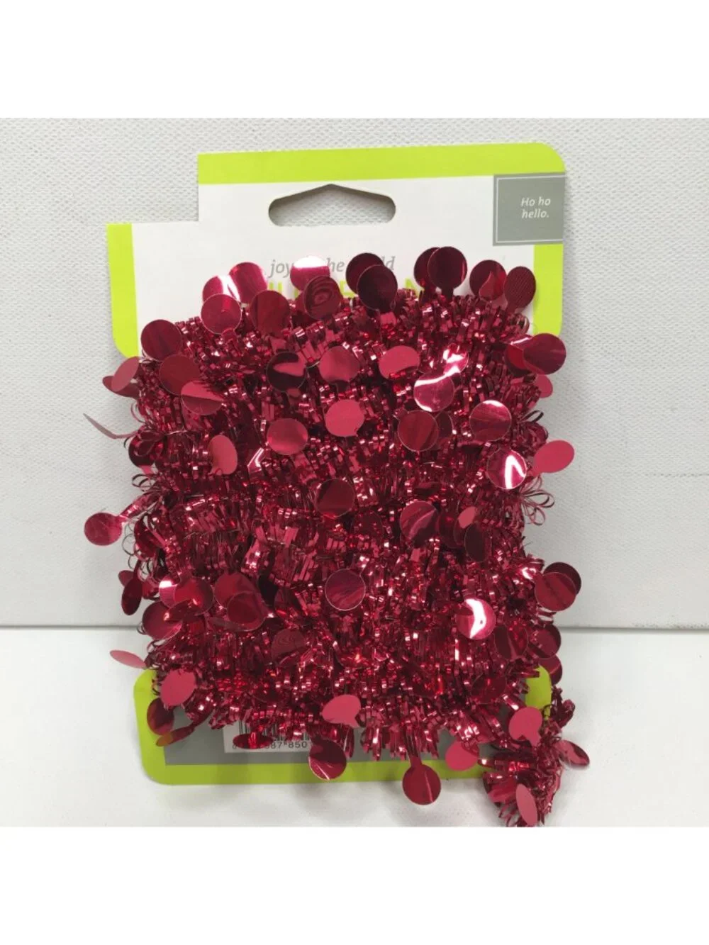 Red 8' Ft Mini Garland Decor Christmas Tree Holiday Tinsel Target Ornament Dots